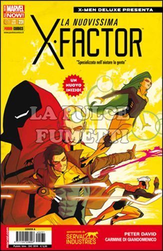 X-MEN DELUXE PRESENTA # 231 - LA NUOVISSIMA X-FACTOR 1 - COVER A - ALL-NEW MARVEL NOW!